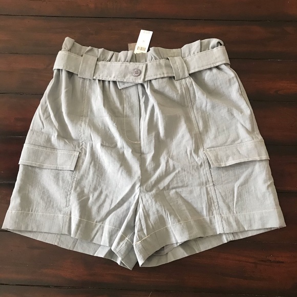 NWT Anthropologie Cinched Cargo Shorts. Size Medium - Picture 4 of 7